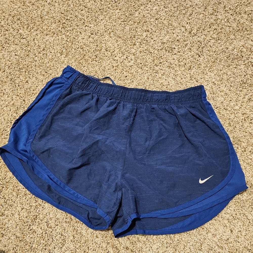 Nike Women's Navy Blue Athletic Shorts